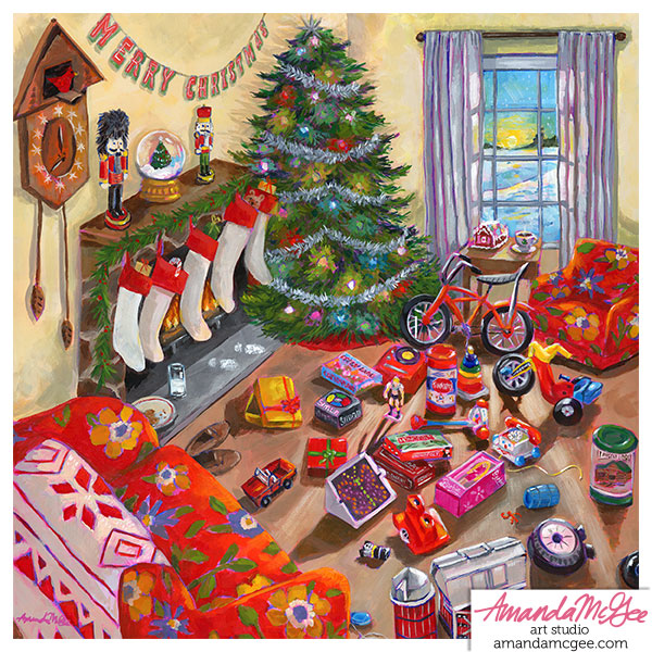 Art Print: "Christmas Morning"