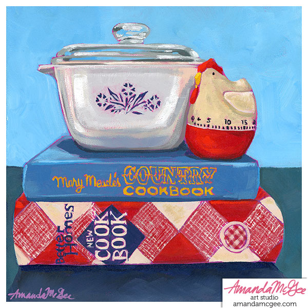 Art Print: "Country Cooking"