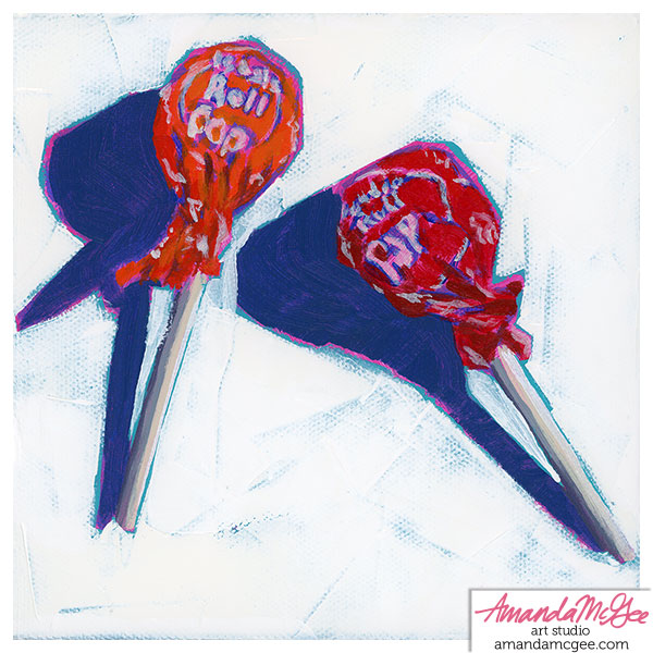 Art Print: "Couple Of Suckers"