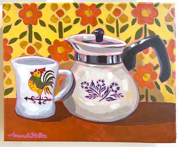 "Good Morning" Acrylic Painting