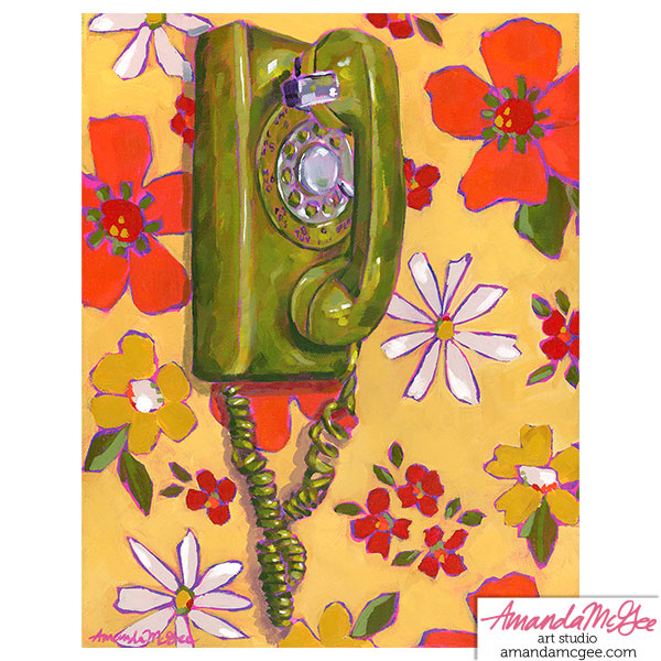 Art Print: "Home Phone"