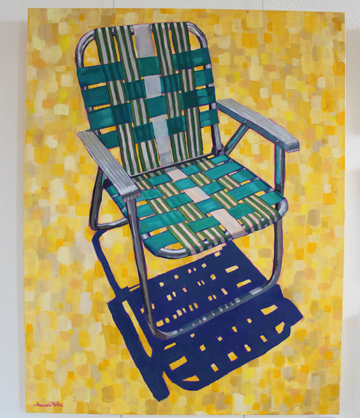 "Lawn Chair Memories" Acrylic Painting