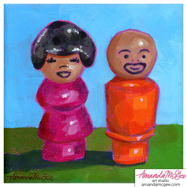 Art Print: "Little Susan & Gordon"