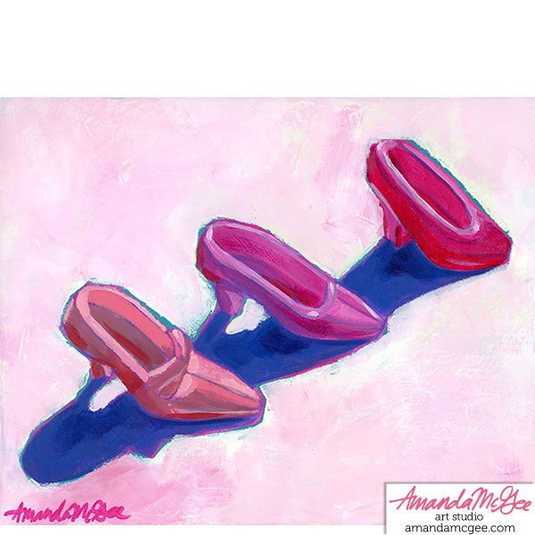 Art Print: "Looking For A Sole Mate"