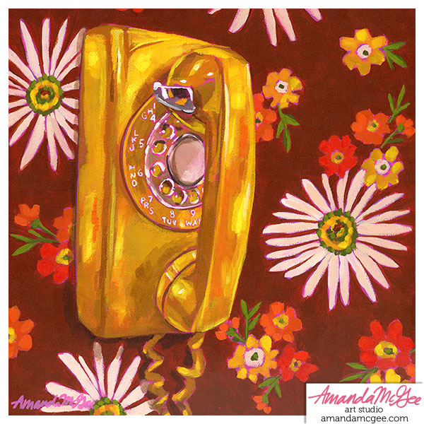 Art Print: "Ma Bell" Rotary Telephone