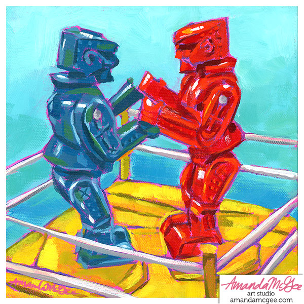 Art Print: "Rock'em Sock'em"