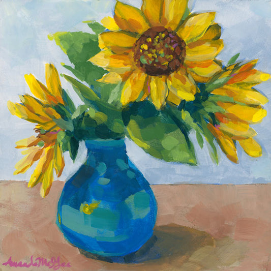 Art Print: "Saturdays Sunflowers"