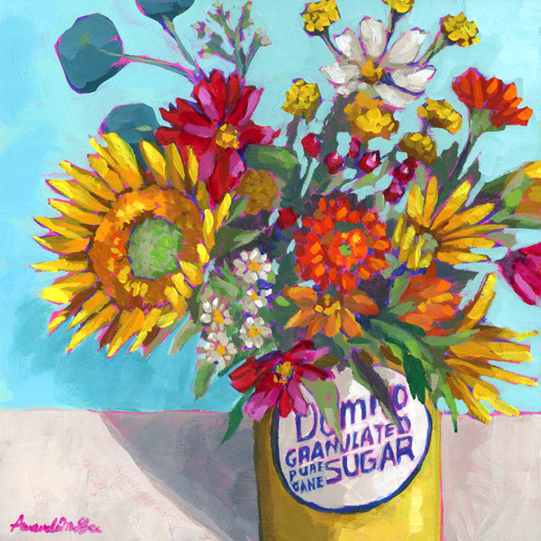 Art Print: "Sweet Sugar Bouquet"