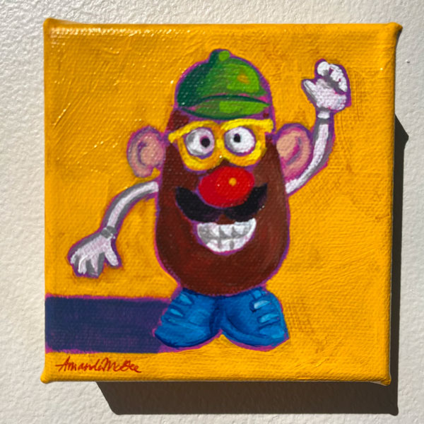 "Tater Jr" Acrylic Painting