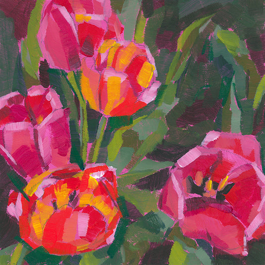 Art Print: "Tulip Stroll"