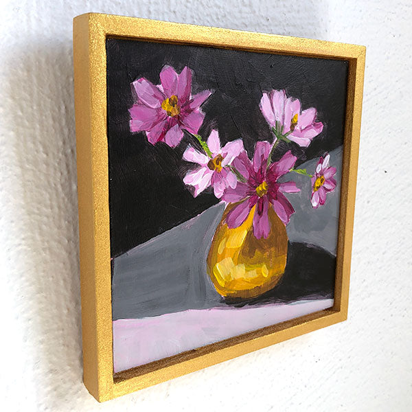 "Autumn Cosmos" Acrylic Painting
