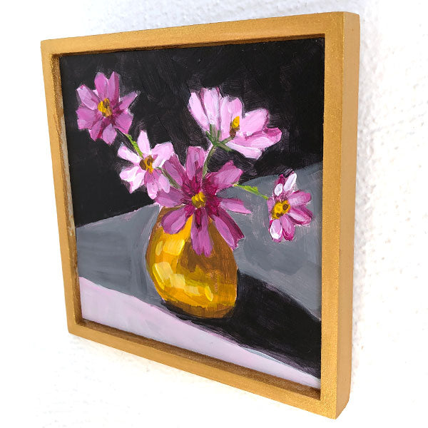 "Autumn Cosmos" Acrylic Painting