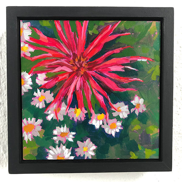 "Bottle Rocket Bloom" Acrylic Painting