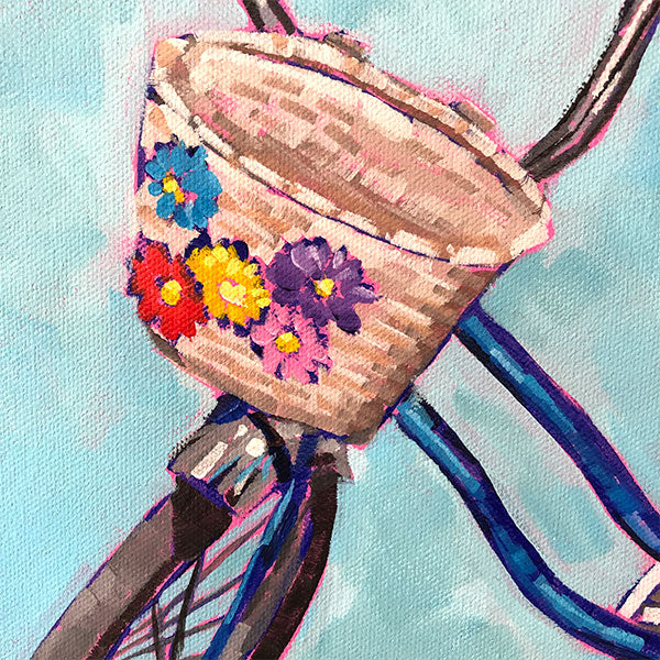 "Cul-de-sac Queen" Acrylic Painting