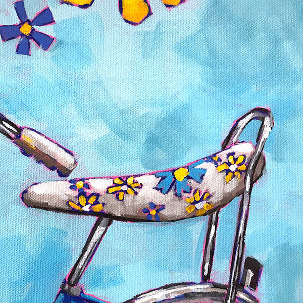 "Cul-de-sac Queen" Acrylic Painting