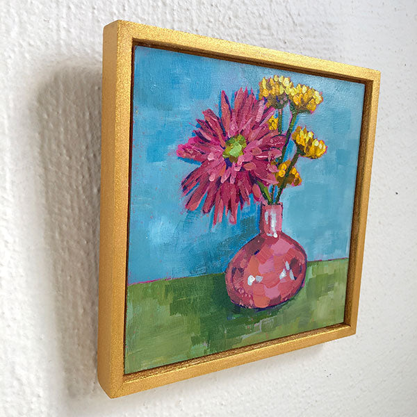 "Strawberry Milk and Sunshine" Acrylic Painting