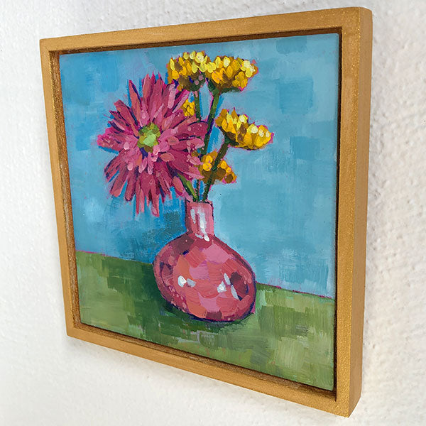 "Strawberry Milk and Sunshine" Acrylic Painting