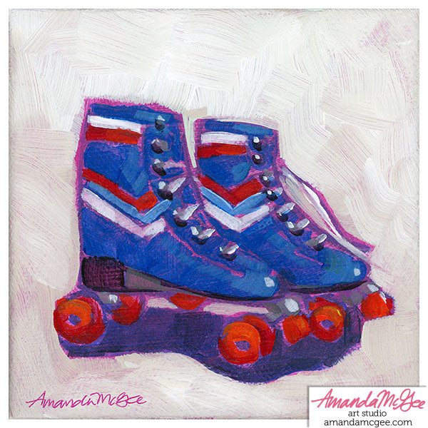 Art Print: "70s Skates"
