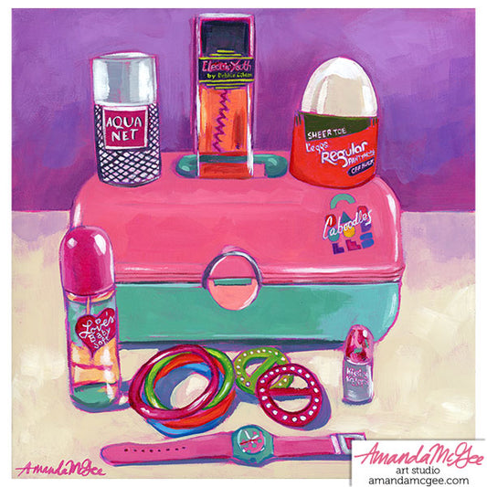 Art Print: "80s Girls Caboodles"
