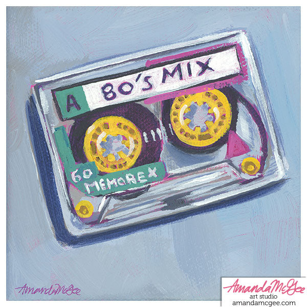 Art Print: "80s Mix Tape"