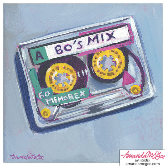 Art Print: "80s Mix Tape"