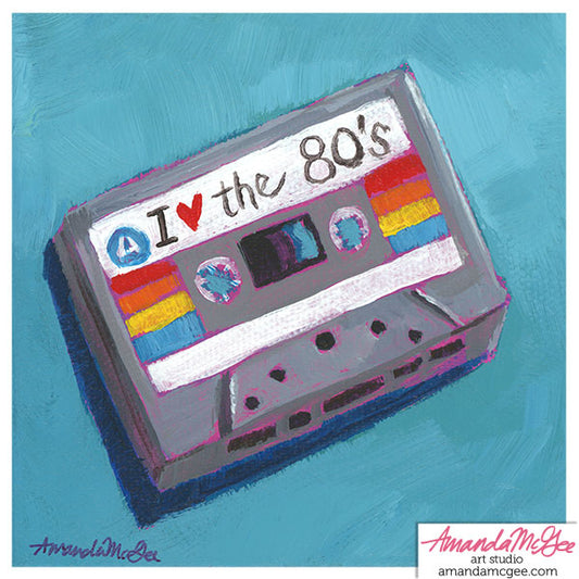 Art Print: "80s Tape"