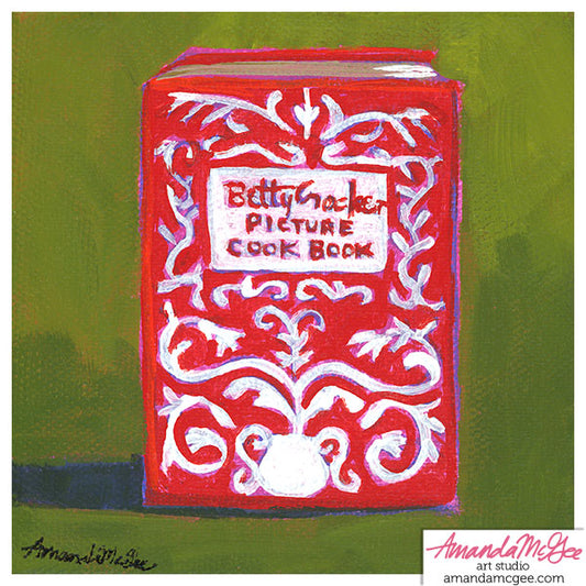Art Print: "Betty's Cookbook"