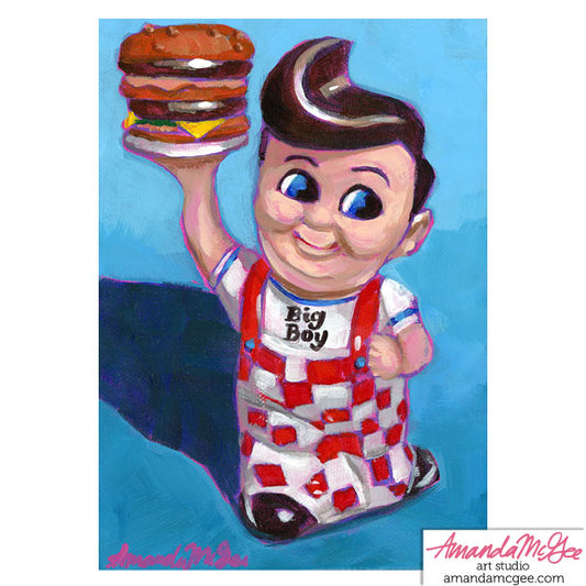 Art Print: "Big Boy Burger"