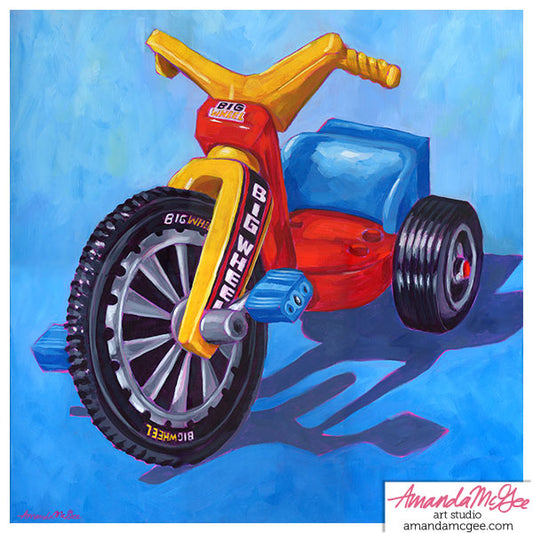 Art Print: "Big Wheel Fun"