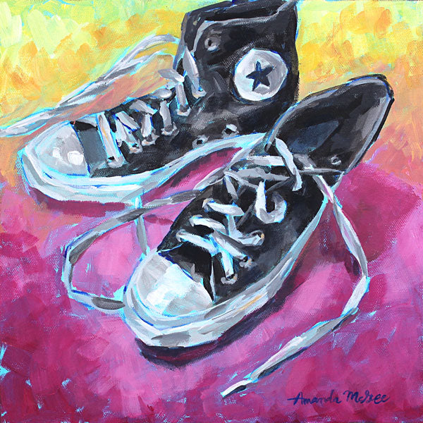 Art Print: "Black Chucks"