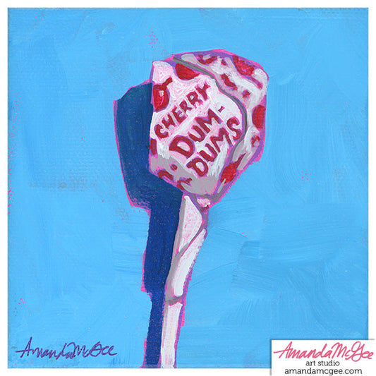 Art Print: "Cherry Dum Dum"