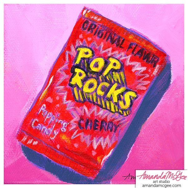 Art Print: "Cherry Pop Rocks"