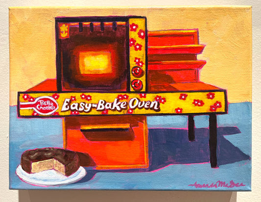 "Easy Bake Cake" Acrylic Painting