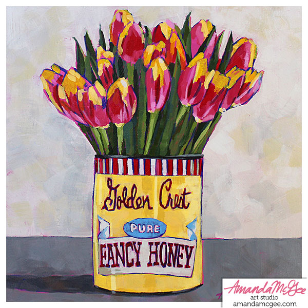 Art Print: "Fancy Honey Bouquet"