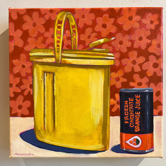 "Frozen OJ" Acrylic Painting