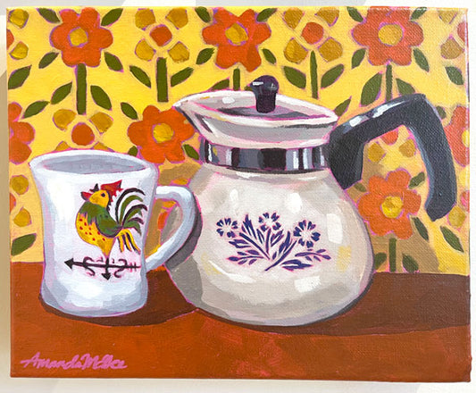 "Good Morning" Acrylic Painting