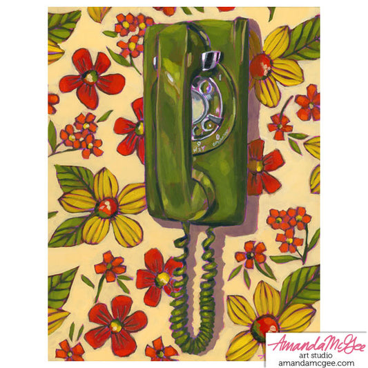 Art Print: "Guacamole Telephone"