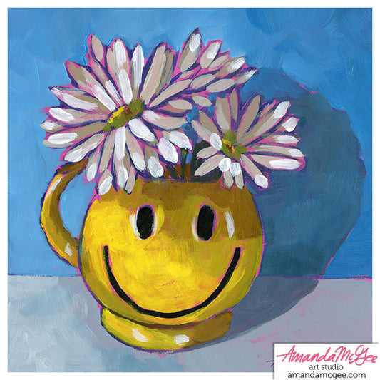 Art Print: "Happy Daisies"