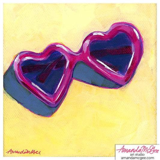 Art Print: "Heart Shades"