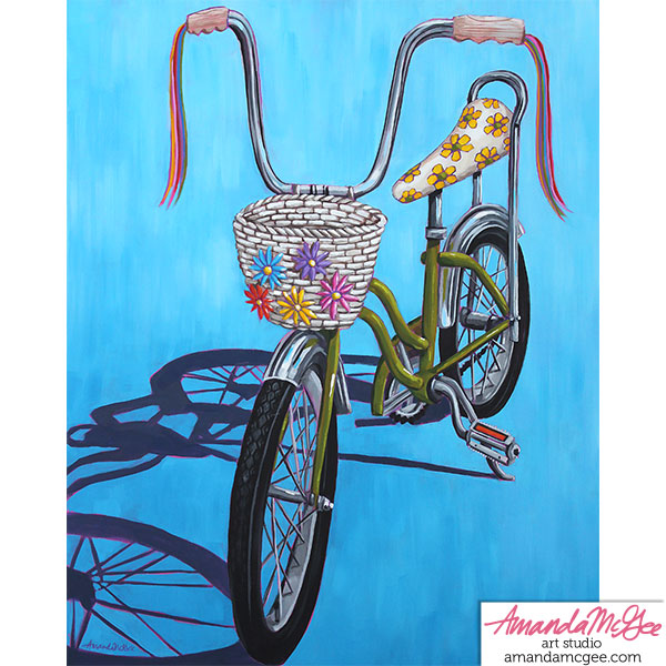 Art Print: "Jenny's Banana Seat Bike"