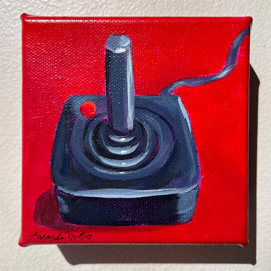 "Joystick" Retro Acrylic Painting