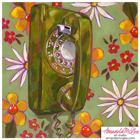 Art Print: "Kitchen Telephone"