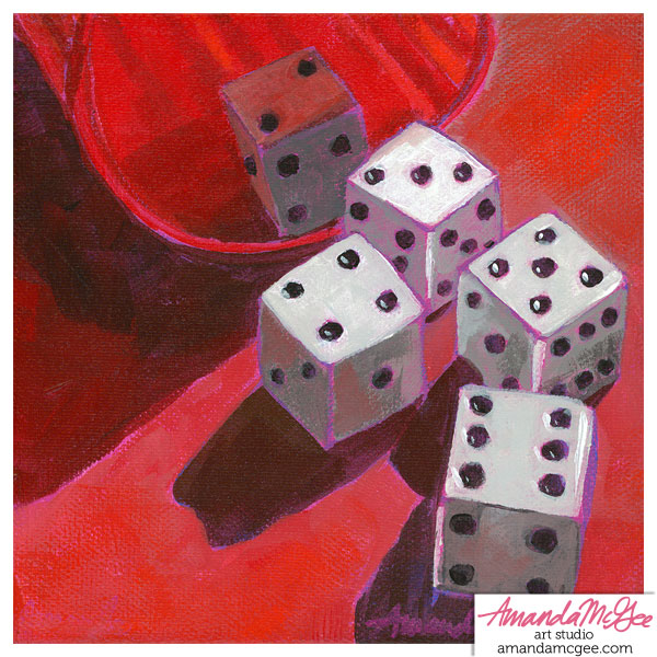 Art Print: "Large Straight Yahtzee"