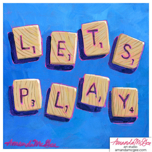 Art Print: "Let's Play!"