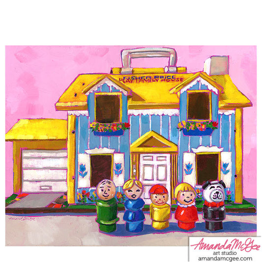 Art Print: "Little Full House"