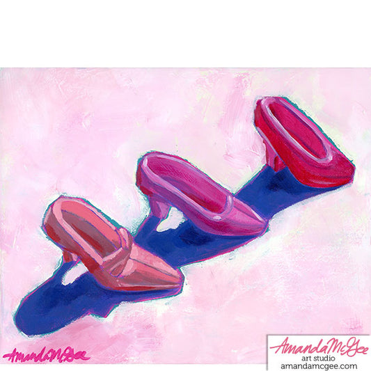 Art Print: "Looking For A Sole Mate"