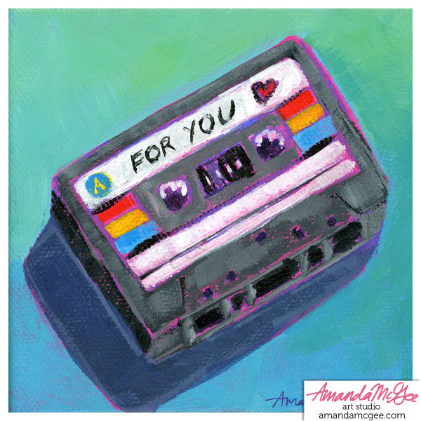 Art Print: "A Mix Tape 4 U"