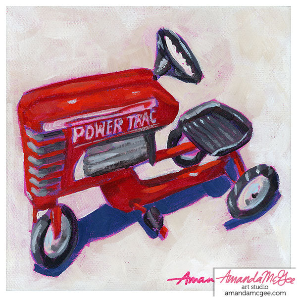 Art Print: "Pedal Tractor"