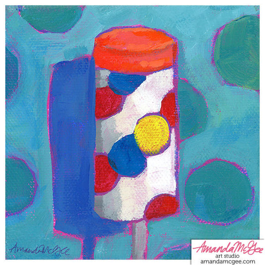 Art Print: "Push Pop"