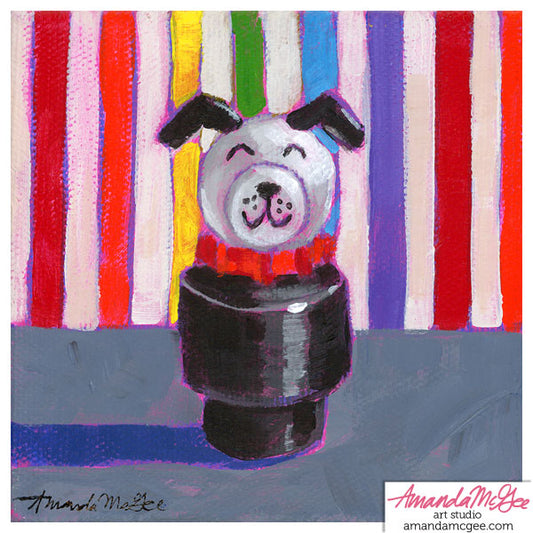 Art Print: "Rainbow Little Dog"